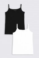 COCCODRILLO apatiniai marškinėliai be rankovių BASIC UNDERWEAR, multicoloured, 2vnt., ZC2407206BAU-022-164, 164cm