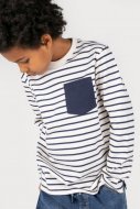 COCCODRILLO marškinėliai ilgomis rankovėmis COLLEGE JUNIOR, smėlio spalvos, ZC2143105COJ-002