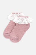 COCCODRILLO kojinės SOCKS GIRL, powder pink, WC4382203SOG-033-030,  