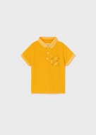MAYORAL polo marškinėliai trumpomis rankovėmis 3G, amber, 1105-57