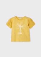 MAYORAL marškinėliai trumpomis rankovėmis 6F, medaus spalvos, 3085-71