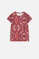 COCCODRILLO marškinėliai trumpomis rankovėmis EVERYDAY GIRL, multicoloured, ZC3143204VGB-022