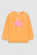 COCCODRILLO marškinėliai ilgomis rankovėmis RETRO PICNIC KIDS, oranžiniai, WC3143104RPK-006