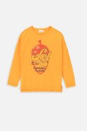 COCCODRILLO marškinėliai ilgomis rankovėmis WOODLAND KIDS, oranžiniai, ZC2143102WOK-006