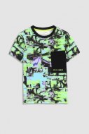 COCCODRILLO marškinėliai trumpomis rankovėmis DIGITAL WORLD KIDS, multicoloured, WC3143201DWK-022