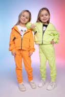 COCCODRILLO susegamas džemperis su gobtuvu DREAMER KIDS, oranžinis, WC3132401DRK-006