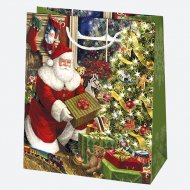 Krepšelis dovanoms kalėdinis  T4 vidutinis, 5906664000330