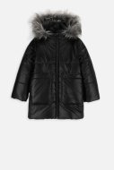 COCCODRILLO paltas OUTERWEAR GIRL KIDS, juodas, ZC3151103OGK-021