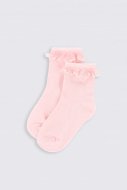 COCCODRILLO kojinės SOCKS GIRL, powder pink, 26/30 dydis, ZC2382211SOG-033