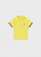 MAYORAL polo marškinėliai trumpomis rankovėmis 3B, lemon, 1102-50