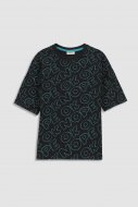 MOKIDA marškinėliai trumpomis rankovėmis MONSTER SKATE, juodi, WM3143202MOB-021