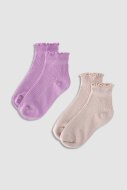 COCCODRILLO kojinės SOCKS GIRL, multicoloured, 2 vnt., WC3383221SOG-022