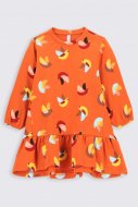 COCCODRILLO suknelė ilgomis rankovėmis ADVENTURELAND KIDS, oranžinė, 122 cm, ZC2129101ADK-006