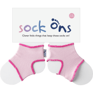 DOOKY prilaikančios kojinės, 0-6 mėn., Baby pink, 8340501