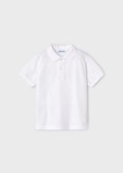 MAYORAL polo marškinėliai trumpomis rankovėmis 5G, balti, 150-36