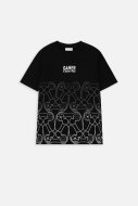 COCCODRILLO marškinėliai trumpomis rankovėmis GAMER BOY JUNIOR, juodi, WC4143201GBJ-021-