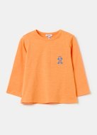 OVS marškinėliai ilgomis rankovėmis, oranžiniai, , 0019017