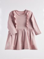 CAN GO suknelė ilgomis rankovėmis SQUIRELLL, rožinė, 98 cm, KGSS-360-98