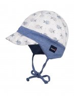 MAXIMO kepurė su snapeliu, balta/mėlyna, 43 cm, 25500-099173-65