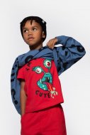 COCCODRILLO marškinėliai trumpomis rankovėmis EVERYDAY BOY A, raudoni, WC4143202VBA-009-