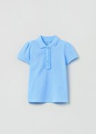 OVS GIRL3-10Y POLO S/S 1L 4-5 AZURE 001756476