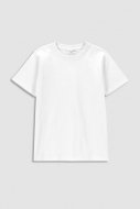 COCCODRILLO marškinėliai trumpomis rankovėmis BASIC BOY, balti, WC3143201BAB-001