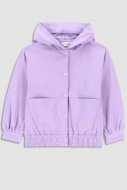 COCCODRILLO susegamas džemperis RETRO PICNIC KIDS, violetinis, WC3132401RPK-016