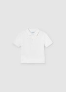 MAYORAL polo marškinėliai trumpomis rankovėmis 3K, balti, 102-15