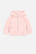 COCCODRILLO džemperis su gobtuvu SOFT ALPINE GIRL NEWBORN, powder pink, ZC3132401SGN-033