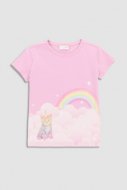 COCCODRILLO marškinėliai trumpomis rankovėmis DREAMER KIDS, rožiniai, WC3143204DRK-007