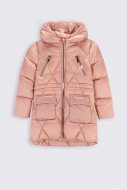 COCCODRILLO paltas OUTERWEAR GIRL KIDS, powder pink, 116 cm, ZC2151102OGK-033