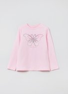 OVS GIRL3-10Y T-SHIRTS L/S 1M 5-6 PINK 001435287