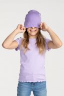 COCCODRILLO marškinėliai trumpomis rankovėmis BASIC GIRL, violetiniai, WC3143202BAG-016