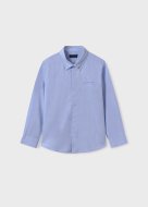 MAYORAL  marškiniai ilgomis rankovėmis  7A, šviesiai mėlynos spalvos, 874-52