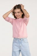 COCCODRILLO susegamas megztinis BASIC GIRL, powder pink, WC3172201BAG-033