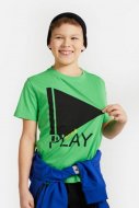 COCCODRILLO marškinėliai trumpomis rankovėmis GAMER BOY JUNIOR, žali, WC4143208GBJ-011-