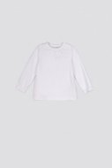 COCCODRILLO marškinėliai ilgomis rankovėmis ROSE, balti, 86 cm, WC2143103ROS