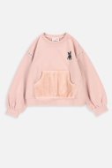 COCCODRILLO džemperis GRUNGE SPACE GIRL KIDS, powder pink, ZC3132101GGK-033