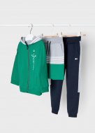 MAYORAL susegemas džemperis su gobtuvu, sportinės kelnės ir šortai 5D, clover, 110 cm, 3830-32