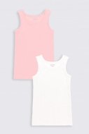 COCCODRILLO apatiniai marškinėliai be rankovių BASIC UNDERWEAR, multicoloured, 116/122 dydis, 2 vnt., ZC2407208BAU-022