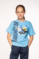 MOKIDA marškinėliai trumpomis rankovėmis LICENCE GIRL, sky blue, ZM3143216LIG-036-164, 164cm