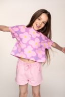 MOKIDA marškinėliai trumpomis rankovėmis POP GIRL, powder pink, WM3143202POG-033
