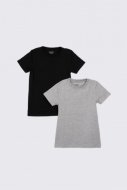COCCODRILLO apatiniai marškinėliai trumpomis rankovėmis BASIC UNDERWEAR, multicoloured, 164/170 cm, 2 vnt., WC2443502BAU-022
