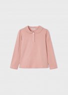 MAYORAL polo marškinėliai ilgomis rankovėmis 6A, rožiniai, 104 cm, 131-47