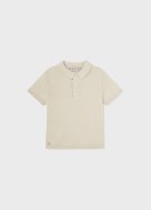 MAYORAL polo marškinėliai trumpomis rankovėmis 3B, smėlio spalvos, 1105-81