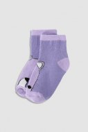 COCCODRILLO kojinės SOCKS GIRL, violetinės, WC3382202SOG-016