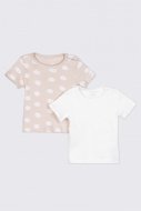 COCCODRILLO apatiniai marškinėliai trumpomis rankovėmis UNDERWEAR GIRL, multicoloured, 80 cm, 2 vnt., WC2443502UNG-022