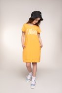 MOKIDA suknelė trumpomis rankovėmis POP GIRL, geltona, WM3129201POG-004