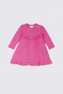 COCCODRILLO suknelė ilgomis rankovėmis MAGIC, rožinė, 68 cm, WC2129101MAG-007