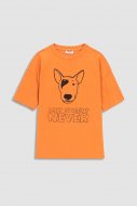 MOKIDA marškinėliai trumpomis rankovėmis MONSTER SKATE, oranžiniai, WM3143201MOB-006